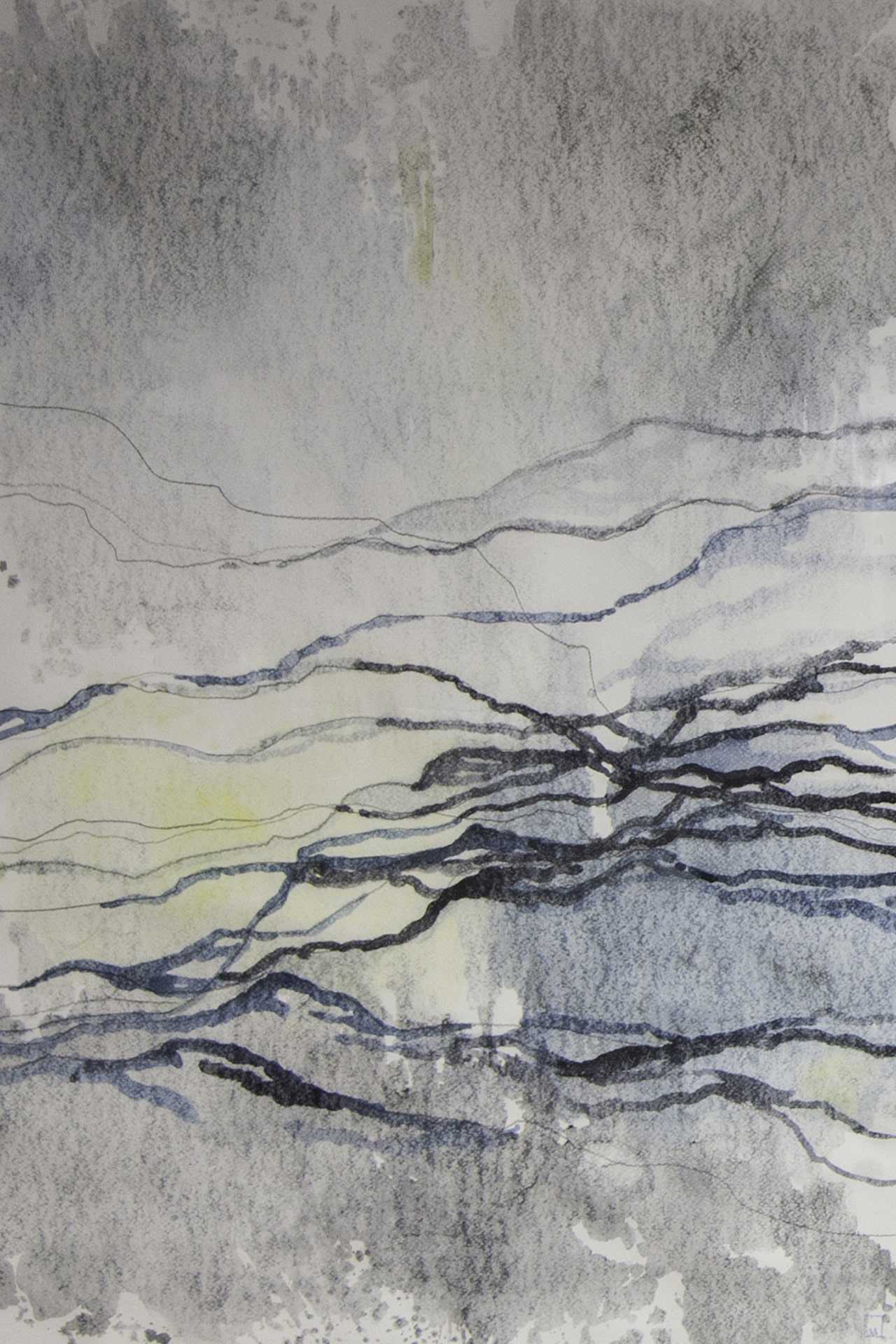 Mountains 1 - watercolor on paper 50-70cm